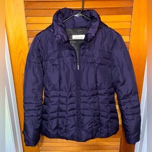 Calvin Klein Women’s Duck Down Puffer Jacket, purple - size S